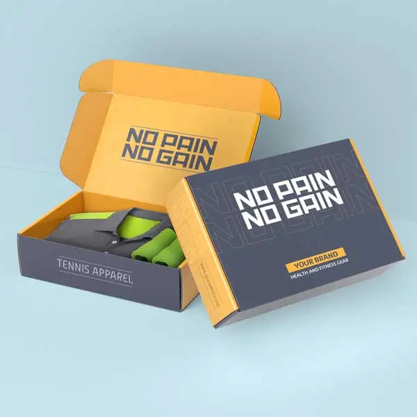 A motivational box labeled "No Pain No Gain," emphasizing the importance of effort in achieving fitness goals.